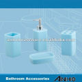 4PCS Polyresin Rectangular Bathroom Set